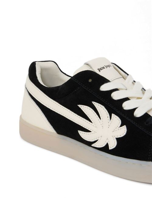 Sneakers uomo Palm Angels Palm Tennis suede nere PALM ANGELS | PMIA111S26LEA001100B